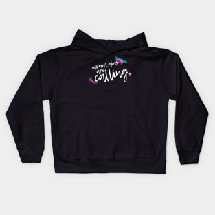 Mountains are calling - woman Kids Hoodie